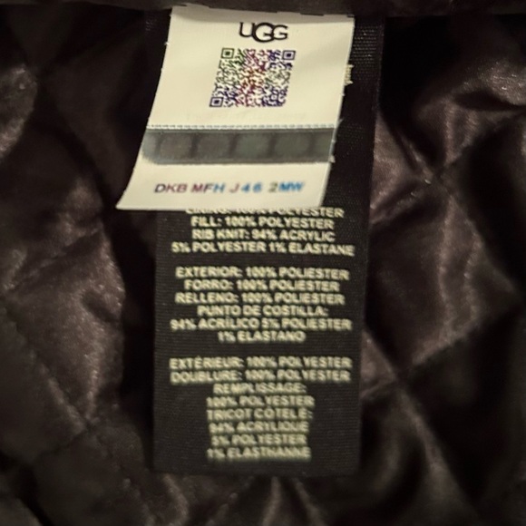 NWT UGG Faux Fur Bomber Jacket Women’s M - Picture 7 of 8